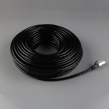 Cat6 gigabitový Ethernet kábel, RJ45, 8-jadrový krútený pár, meďou potiahnuté hliníkové jadro, 1–1000 Mbps