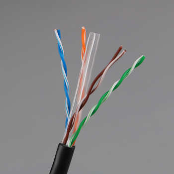 Cat6 gigabitový Ethernet kábel, RJ45, 8-jadrový krútený pár, meďou potiahnuté hliníkové jadro, 1–1000 Mbps