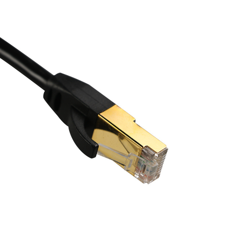 Cat6 gigabitový Ethernet kábel, RJ45, 8-jadrový krútený pár, meďou potiahnuté hliníkové jadro, 1–1000 Mbps