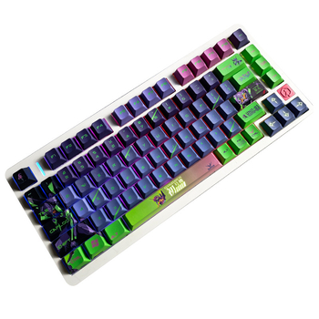 Jjy11 ПБТ клавишен капак за механична клавиатура, петстранична сублимация, с възможност за персонализация, съвместим с повечето механични клавиатури