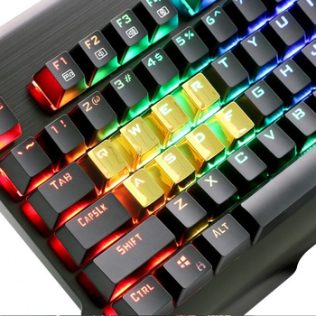 Set de capace pentru taste pentru tastatura mecanică, design transparent