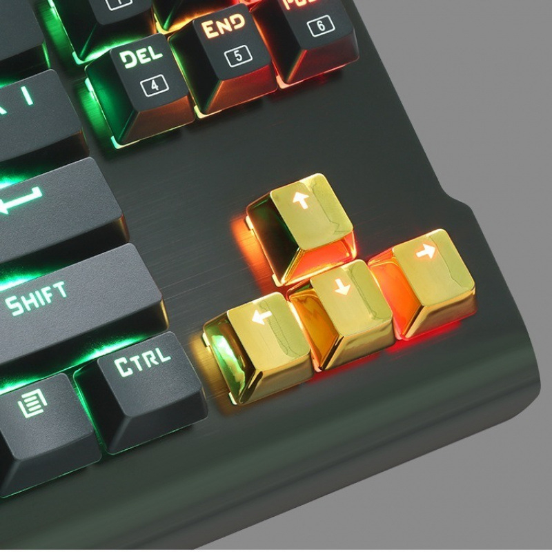 Set de capace pentru taste pentru tastatura mecanică, design transparent