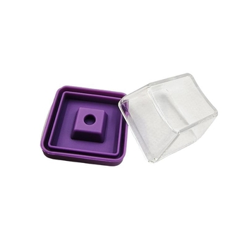 Box na ukladanie keycapov s mačacou labkou pre mechanickú klávesnicu – prispôsobené silikónové balenie pre jeden keycap