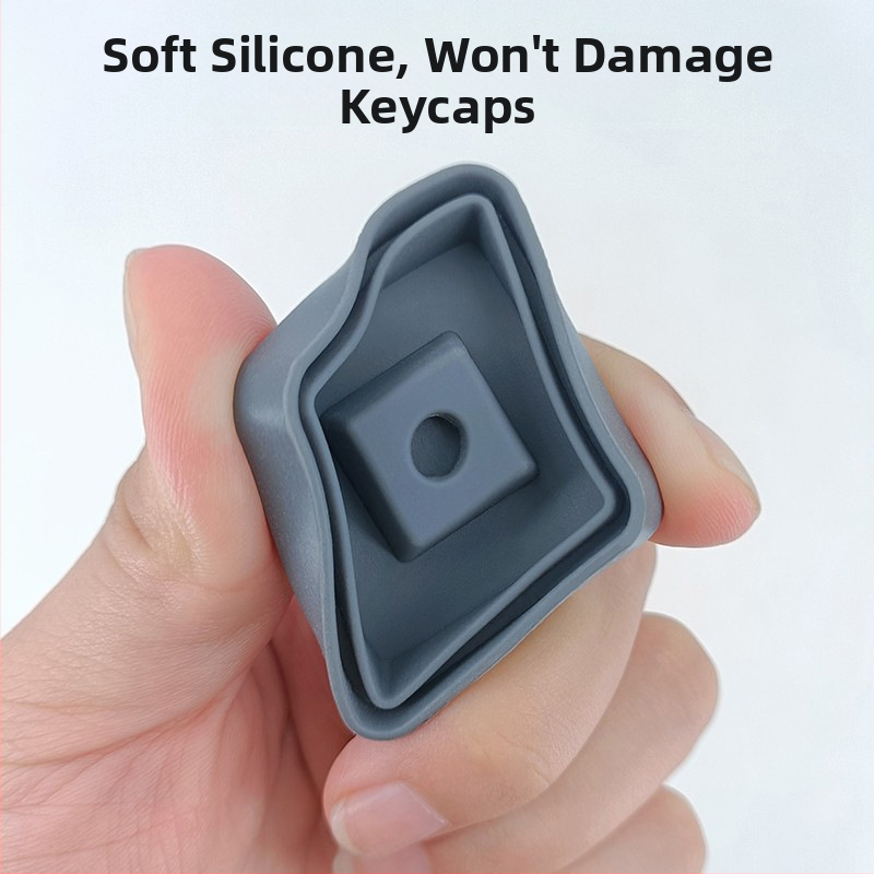 Box na ukladanie keycapov s mačacou labkou pre mechanickú klávesnicu – prispôsobené silikónové balenie pre jeden keycap