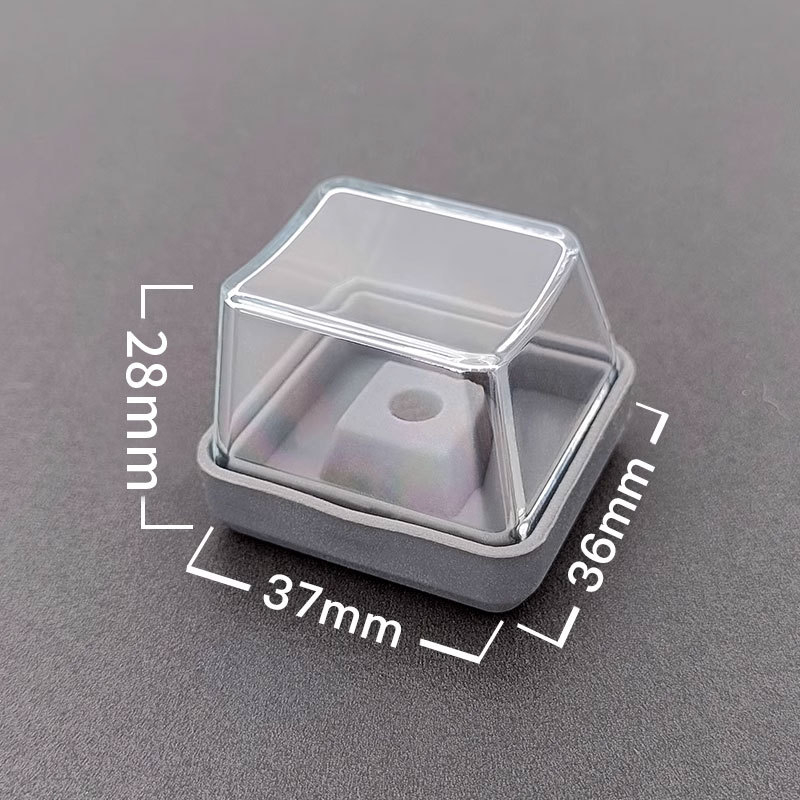 Box na ukladanie keycapov s mačacou labkou pre mechanickú klávesnicu – prispôsobené silikónové balenie pre jeden keycap