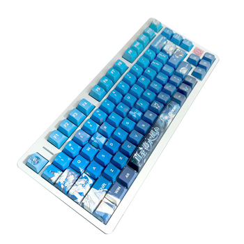 Keycapsi za mehaničku tipkovnicu - model Jjy08, PBT materijal, petostrana sublimacija, kompatibilno s većinom mehaničkih tipkovnica