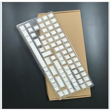 Keycap saugyklos dėžutė su dangteliu, PET plastikas, įpakavimo dėžutė, logotipo spausdinimas įmanomas