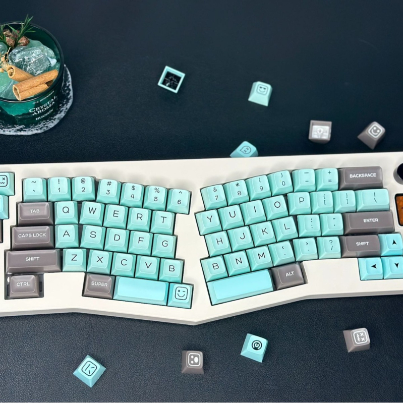 Set de capace de taste PBT personalizate pentru tastaturi mecanice, greutate 514 g, personalizare disponibilă