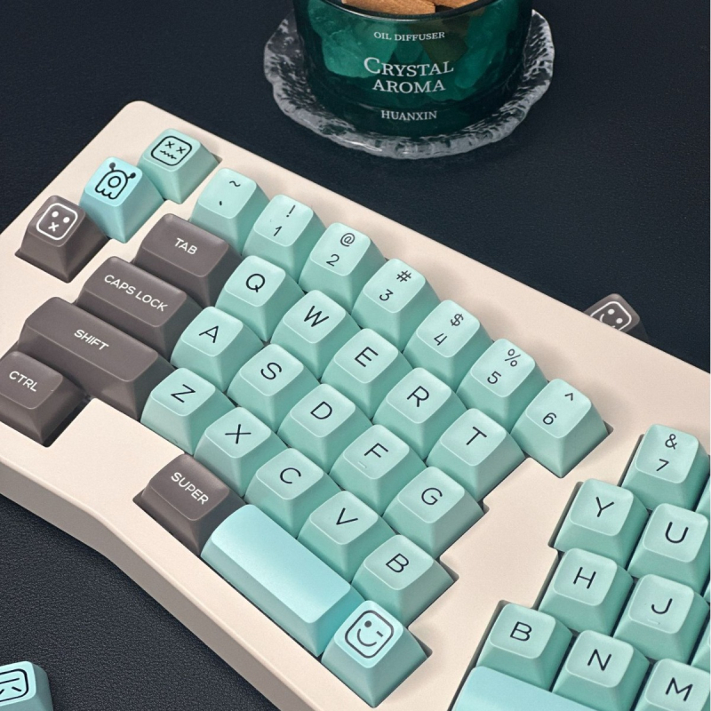 Set de capace de taste PBT personalizate pentru tastaturi mecanice, greutate 514 g, personalizare disponibilă