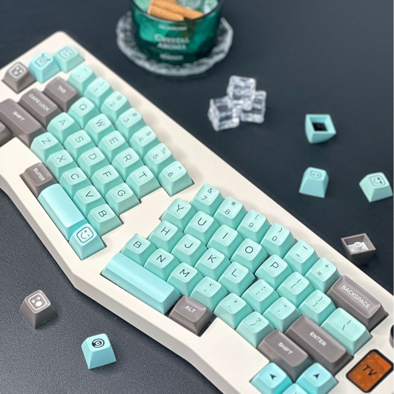 Set de capace de taste PBT personalizate pentru tastaturi mecanice, greutate 514 g, personalizare disponibilă