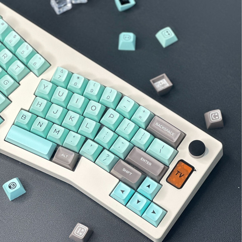 Set de capace de taste PBT personalizate pentru tastaturi mecanice, greutate 514 g, personalizare disponibilă