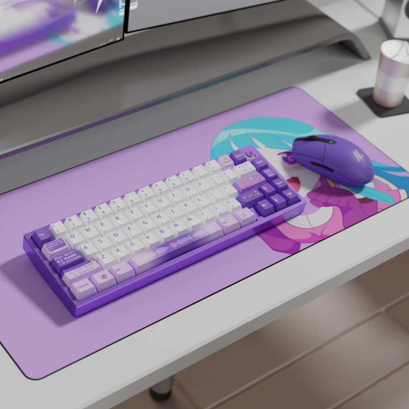 Keycap za mehaničku tipkovnicu, model QSA, sublimacija, kompatibilan s Cross stem i Cross-axis tipkovnicama, materijal: Drugo, težina: 500 g
