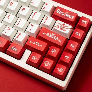 Thorns Rose PBT keycap za mehaničku tipkovnicu – petostruka sublimacija, magnetna os