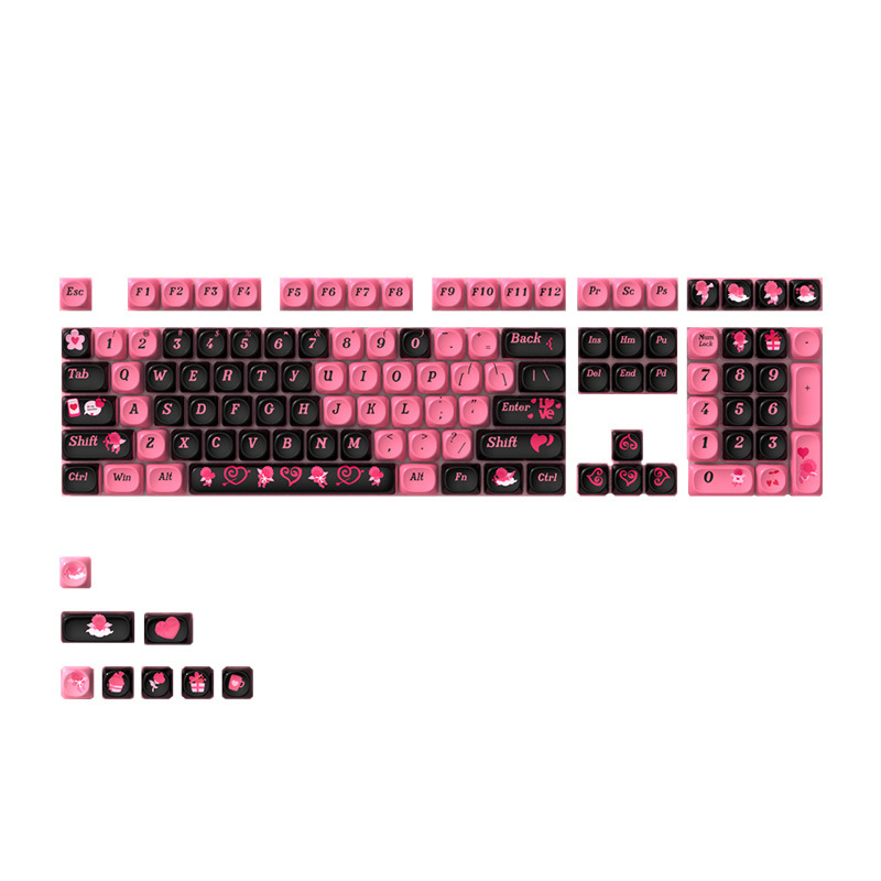 MOA tema keycap set za mehaničke tipkovnice – PBT sublimacija, personalizirano, otporno na habanje, 1 godina jamstva