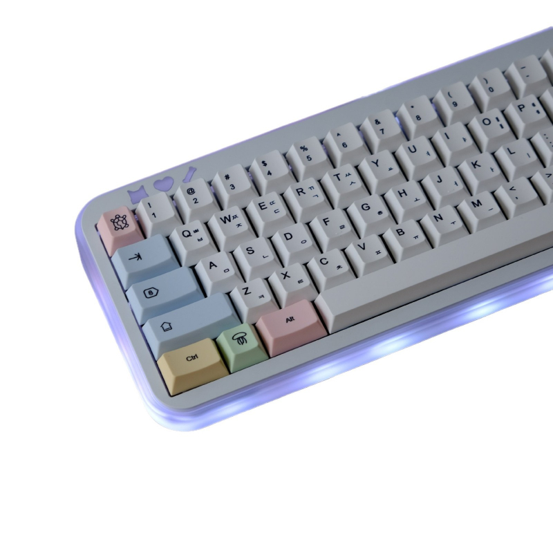 Σετ καπακιών πλήκτρων PBT με εκτύπωση sublimation, 151 πλήκτρα, για μηχανικές клавиатури, ευρωπαϊκό ISO layout, καθολική συμβατότητα