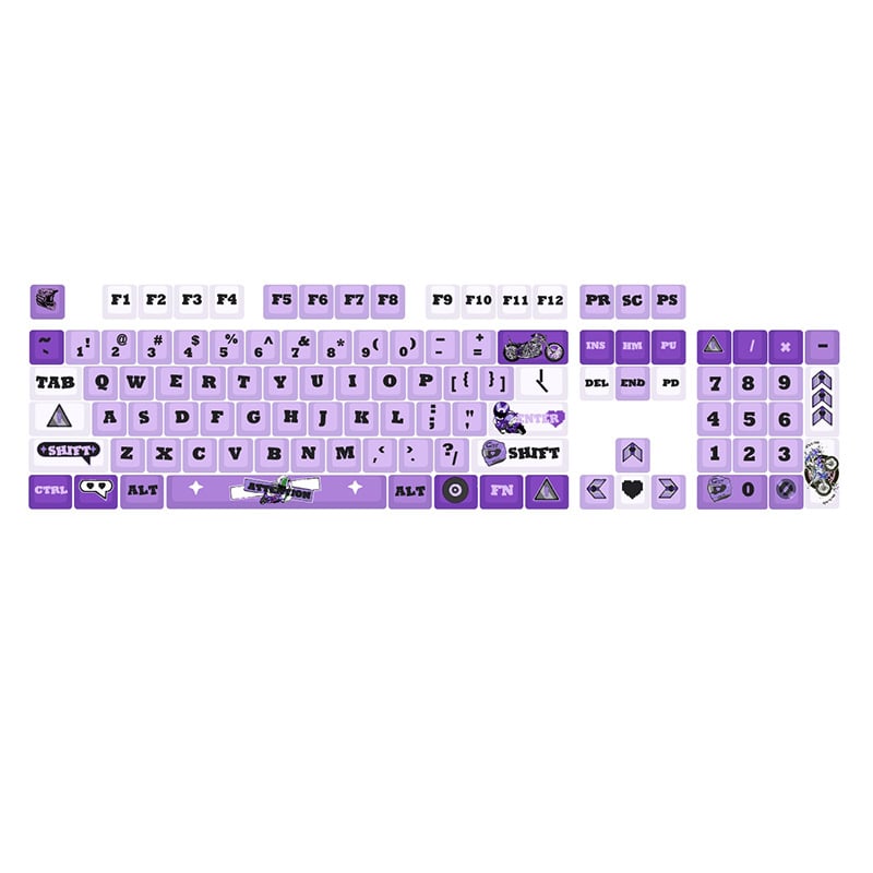 Keycap za tipkovnicu, PBT, sublimacija s pet stran, personaliziran, kompatibilan s univerzalnim i mehaničkim tipkovnicama, jednogodišnja garancija