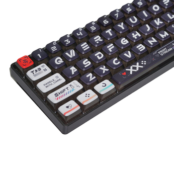 CS ispisani PBT set keycaps za mehaničku tipkovnicu – prozirni, dye-sublimation, vodootporni i izdržljivi