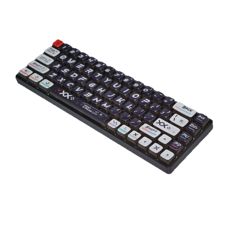 CS ispisani PBT set keycaps za mehaničku tipkovnicu – prozirni, dye-sublimation, vodootporni i izdržljivi