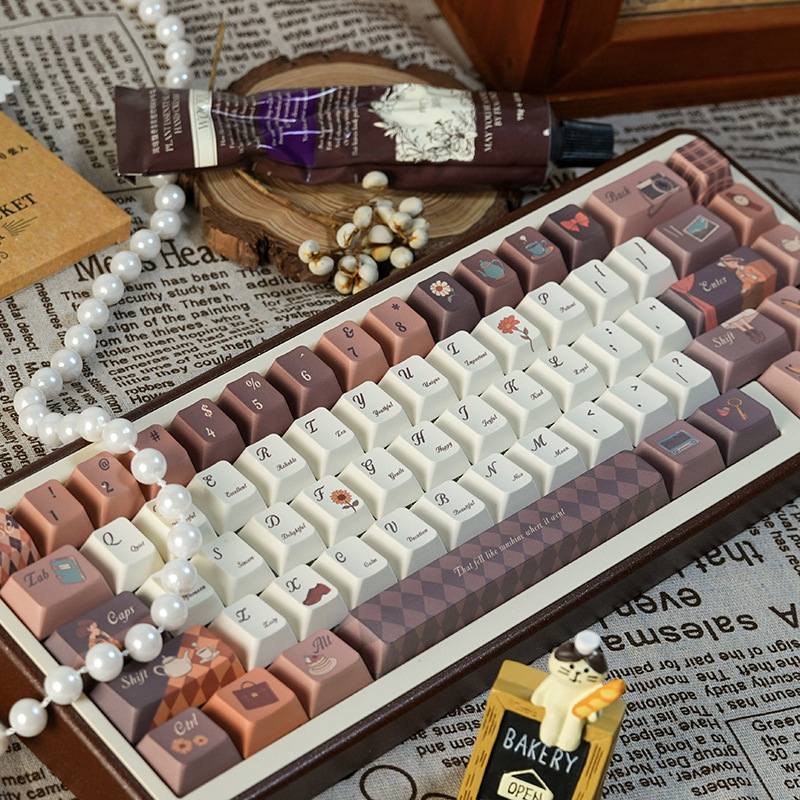 PBT kapice za mehaničku tipkovnicu – petostranična dye-sublimacija, Midnight tema, personalizirano (uključuje komplet kapica i alat za vađenje tipki)