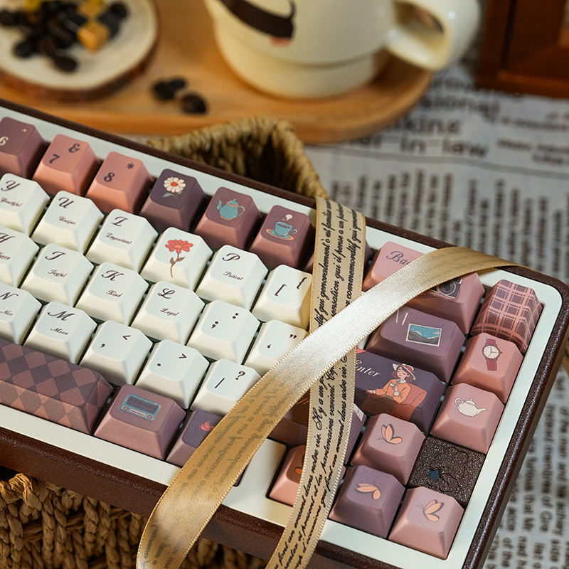 PBT kapice za mehaničku tipkovnicu – petostranična dye-sublimacija, Midnight tema, personalizirano (uključuje komplet kapica i alat za vađenje tipki)