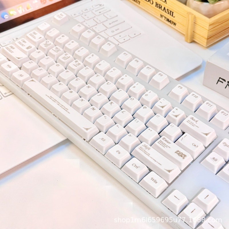 Σετ εξατομικευμένων PBT κλειδιών για μηχανικά πληκτρολόγια, με προσαρμογή σχεδίασης, εκτύπωση με μεταφορά θερμότητας, αρχικό προφίλ Cherry
