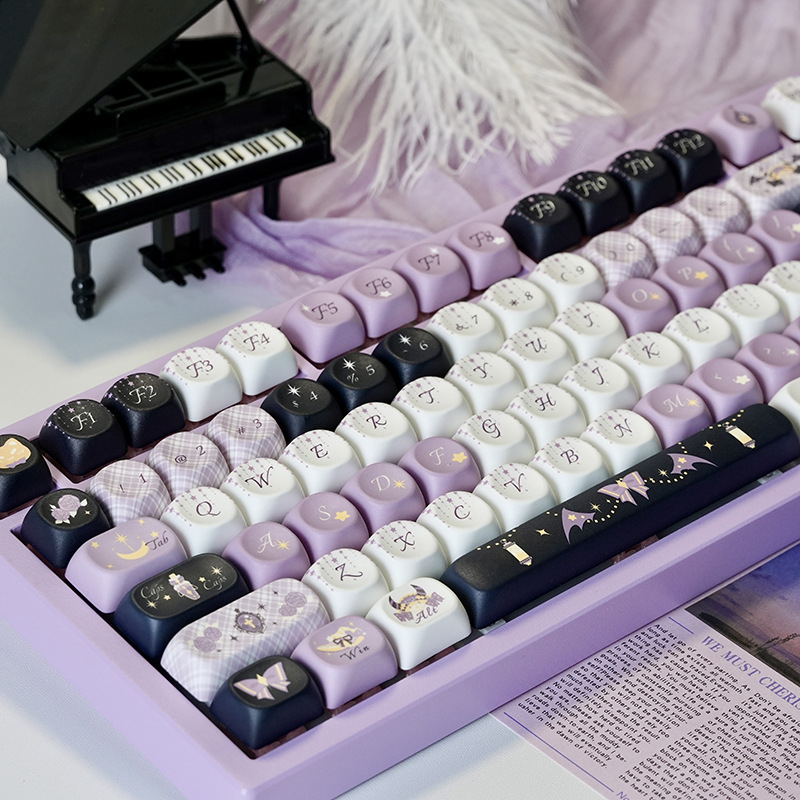 MOA Woven Witch petostranični PBT keycaps za univerzalnu mehaničku tipkovnicu – prilagodljivi, vodootporni