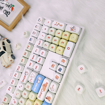 Osmokutni PBT kapica za tipke, petostruka sublimacija, MOA-kompatibilno (Model JM01; Materijal: PBT; Obrada: Sublimacija; Težina: 300 g)