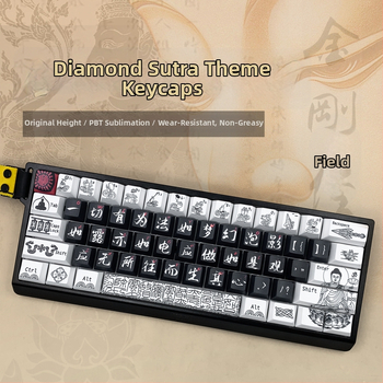 Keycap Diamond Sutra – PBT plast, tlač termálnou sublimáciou, kompatibilný s mechanickými klávesnicami s Cross-axis