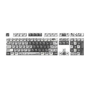 Moa tema personalizirane PBT sublimacija tipke za univerzalne mehaničke tipkovnice — kompatibilne s rasporedima 87/68/108/75/98, težina 0,5 kg
