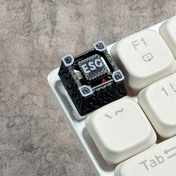 Персонализирана ESC клавишна капачка, модел XH009, безжична, за механична клавиатура с Cross-shaft вал, ръчно изработено