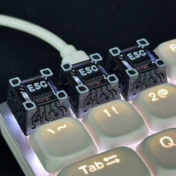 Персонализирана ESC клавишна капачка, модел XH009, безжична, за механична клавиатура с Cross-shaft вал, ръчно изработено