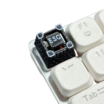 Персонализирана ESC клавишна капачка, модел XH009, безжична, за механична клавиатура с Cross-shaft вал, ръчно изработено