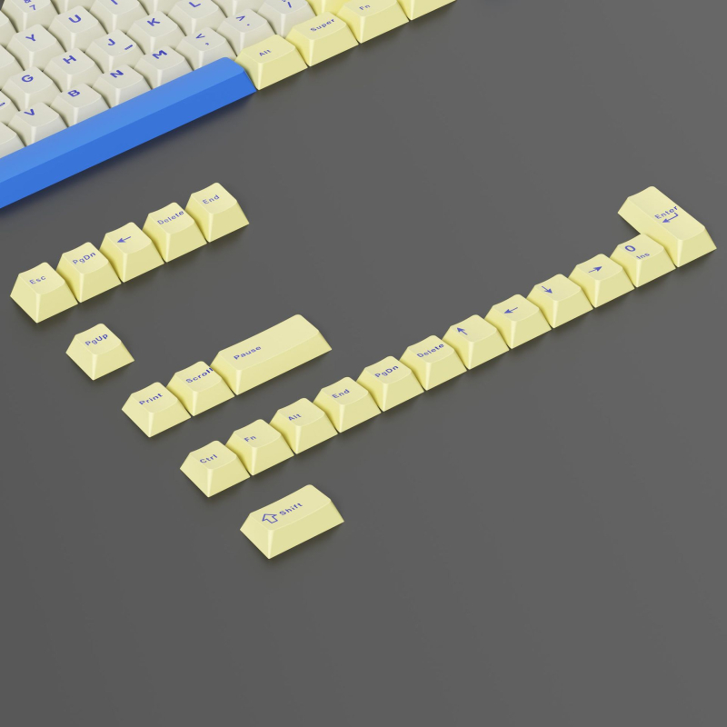 PBT dye-sublimation keycaps για καθολικές μηχανικές πληκτρολόγια, περιλαμβάνει εργαλείο αφαίρεσης κλειδιών και συσκευασία, διαθέσιμη εξατομίκευση, 1 έτος εγγύηση