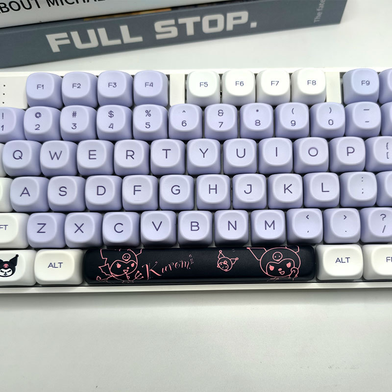 Kulomi MOA PBT keycap za mehaničku tipkovnicu, zaobljen oblik, križni osovinski, toplinska sublimacija, DIY prilagodba