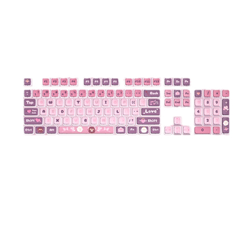  Capac cheie personalizată pentru tastatură, sublimare pe patru laturi, compatibilitate universală, sublimare pe cinci laturi, transparență
