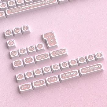 Keycaps Cat's Eye Stone Powder pentru tastatură mecanică – Model: Cat's Eye Stone (powder); Material: PC; Procesare: Sublimație; Greutate: 300 g