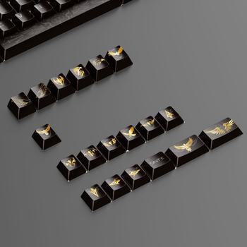 Σετ προσαρμοσμένων keycaps από τη σειρά Eagle με πέντε πλευρές, 132 πλήκτρα, ABS, διαδικασία σούμπλιμάσιον, 1 έτος εγγύηση