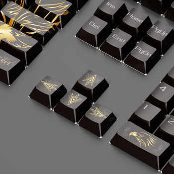 Σετ προσαρμοσμένων keycaps από τη σειρά Eagle με πέντε πλευρές, 132 πλήκτρα, ABS, διαδικασία σούμπλιμάσιον, 1 έτος εγγύηση