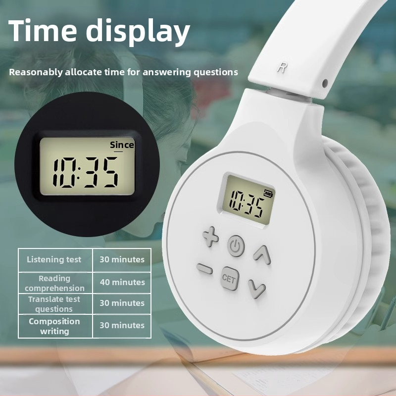 Aiben C201 Vezeték nélküli fejhallgató, 3,5 mm direkt csatlakozó, frekvencia 50–108, fejre viselés