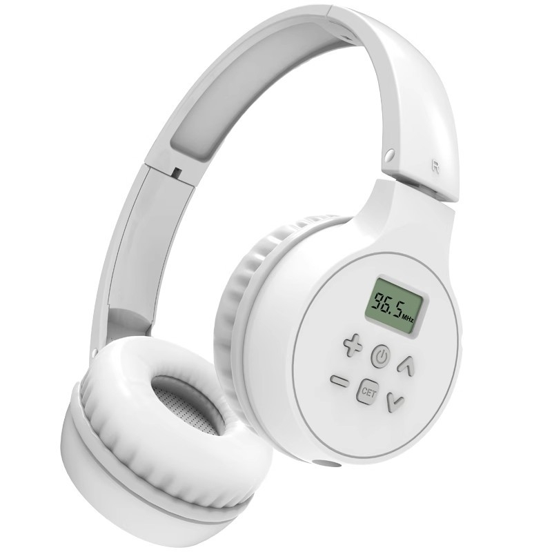 Aiben C201 Vezeték nélküli fejhallgató, 3,5 mm direkt csatlakozó, frekvencia 50–108, fejre viselés
