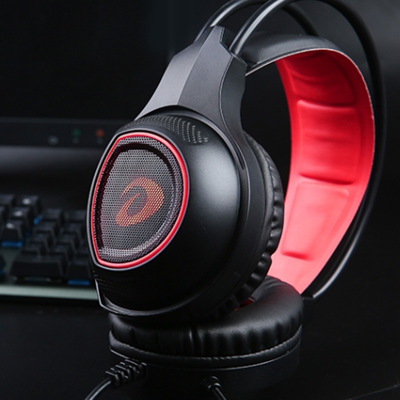 Daryo LH712 Žično gaming slušalice s mikrofonom, USB (32 Ω, 2,2 m kabel, frekvencijski raspon 20 Hz)