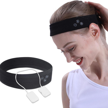 Căști Bluetooth pentru yoga cu bandă turbán și mască de ochi pentru somn, montate pe cap, sunet stereo, Bluetooth 5.3, rază 10 m, autonomie baterie >8 h, capacitate baterie 200 mAh