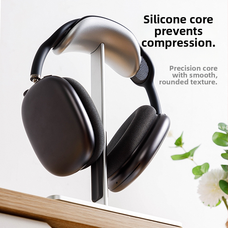 Stojan na stolný AirPods Max s hliníkovou zliatinou a silikónom, model Z28, hmotnosť 281,5 g, funkcia automatického spánku