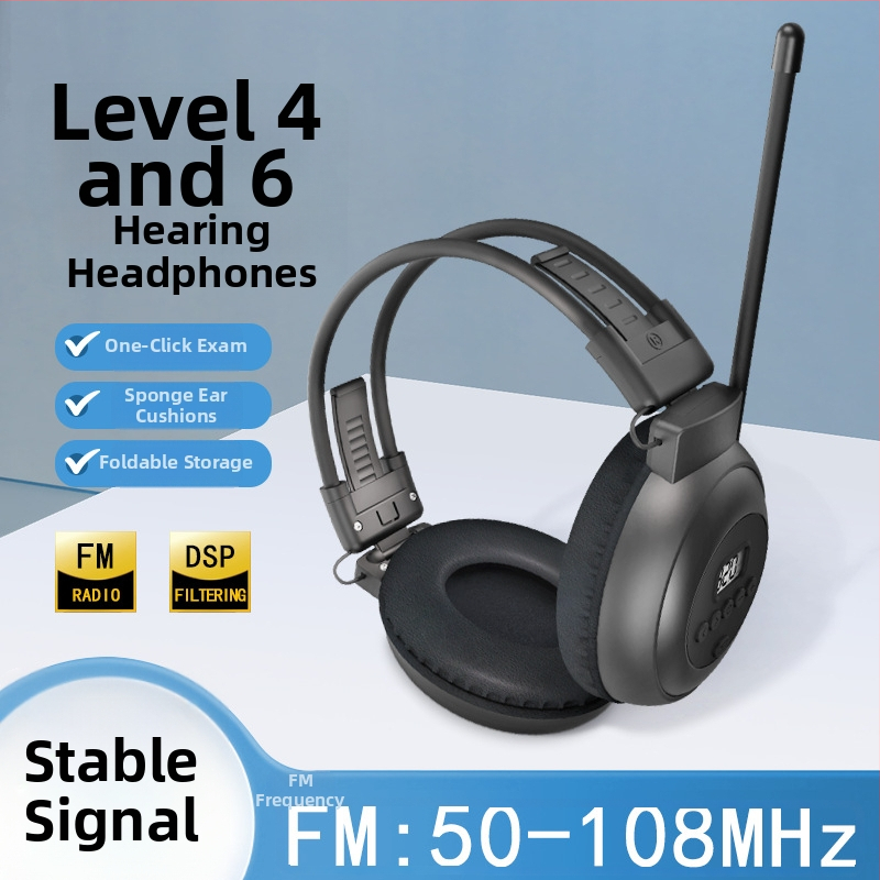 EDUESION Bezdrôtové over-ear slúchadlá – 40 mm menič, frekvenčný rozsah 50–110 Hz, 0,1% skreslenie, 3,5 mm konektor