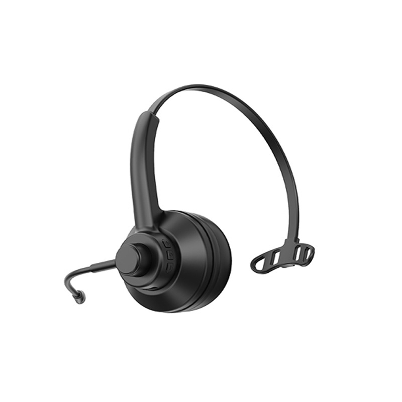 Ασύρματο μονο ακουστικό Bluetooth για επιχειρήσεις K6B, με μείωση θορύβου, κεφαλή-κράνος, BT 5.0, εμβέλεια 10 m, μπαταρία πάνω από 8 ώρες, PC+ABS