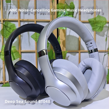 Gaming slúchadlá s aktívnym potlačením hluku, Bluetooth 5.4, nízka latencia pre Esports, výdrž batérie viac než 8 hodín, dosah 15 m