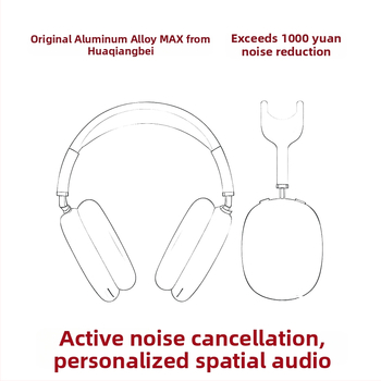 Bezdrôtové Bluetooth slúchadlá cez uši s aktívnym potlačením šumu, Bluetooth 5.3, dosah 25 m, výdrž batérie nad 8 hodín, Luoda čip