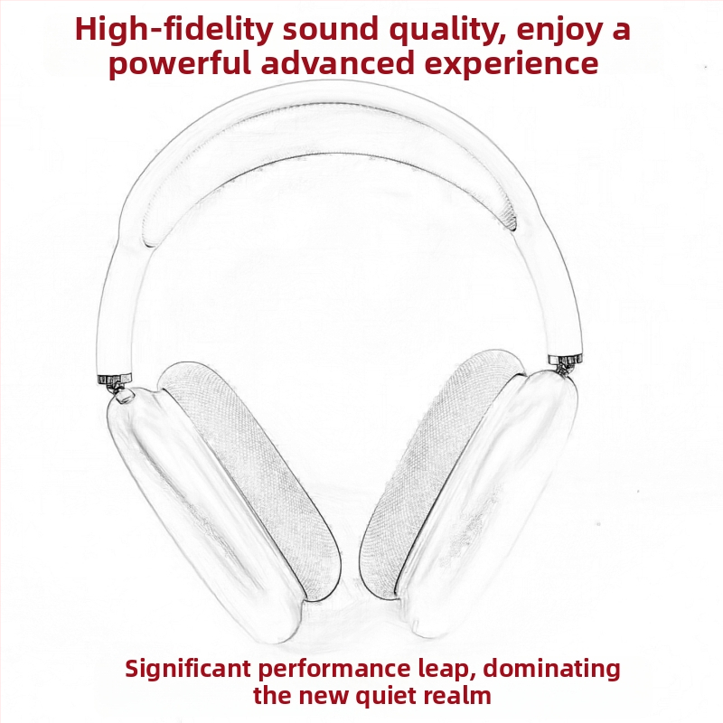 Bezdrôtové Bluetooth slúchadlá cez uši s aktívnym potlačením šumu, Bluetooth 5.3, dosah 25 m, výdrž batérie nad 8 hodín, Luoda čip