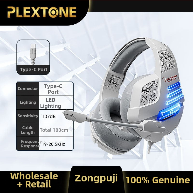 Puji G700 kábeles játékfejhallgató beépített mikrofonnal