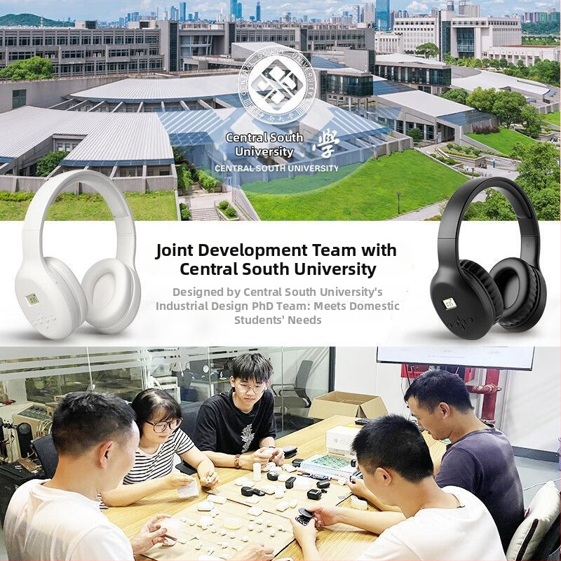 Auben bezvadu austiņas CET-4/ CET-6 klausīšanai, uz galvas uzliktas, 250 g, FM radio